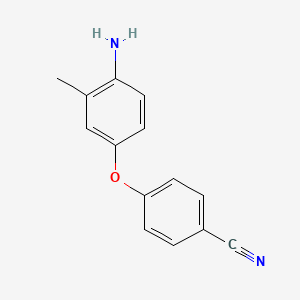 4-(4-Amino-3-methylphenoxy)benzonitrile