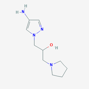 1-(4-amino-1H-pyrazol-1-yl)-3-(pyrrolidin-1-yl)propan-2-ol