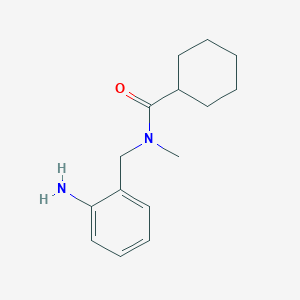 N-[(2-aminophenyl)methyl]-N-methylcyclohexanecarboxamide