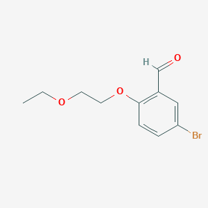 5-Bromo-2-(2-ethoxyethoxy)benzaldehyde