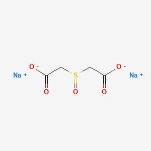 molecular formula C4H4Na2O5S B15177551 Disodium 2,2'-sulphinylbisacetate CAS No. 40735-73-7