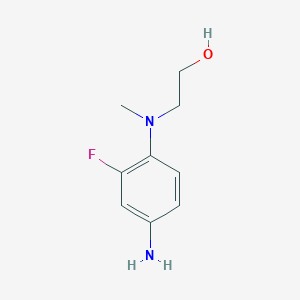 2-(4-Amino-2-fluoromethylanilino)-1-ethanol