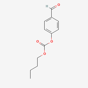 molecular formula C12H14O4 B15177594 Carbonic acid, butyl 4-formylphenyl ester CAS No. 50262-56-1