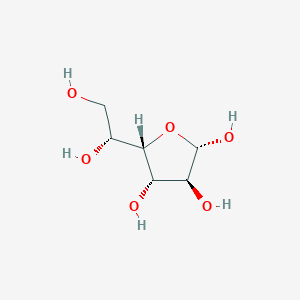 molecular formula C6H12O6 B15177625 alpha-D-Idofuranose CAS No. 41847-67-0