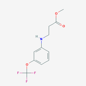 Methyl 3-{[3-(trifluoromethoxy)phenyl]amino}propanoate
