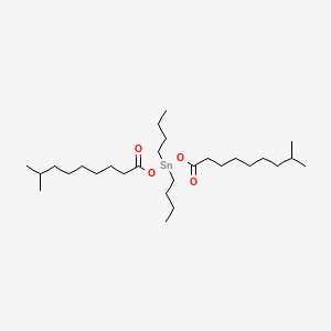 molecular formula C28H56O4Sn B15177669 Dibutylbis((1-oxoisodecyl)oxy)stannane CAS No. 85702-75-6
