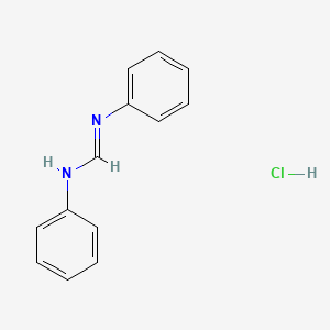molecular formula C13H13ClN2 B15177702 N,N'-Diphenylformamidine monohydrochloride CAS No. 20868-98-8