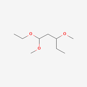 molecular formula C9H20O3 B15177735 1-Ethoxy-1,3-dimethoxypentane CAS No. 94088-06-9