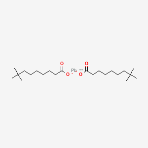 molecular formula C22H42O4Pb B15177744 Lead(2+) neoundecanoate CAS No. 93894-49-6