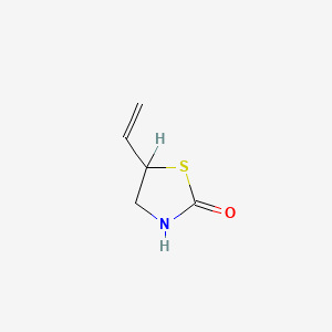 molecular formula C5H7NOS B15177794 5-Vinylthiazolidin-2-one CAS No. 35894-42-9
