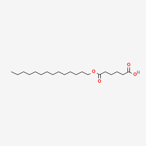 molecular formula C20H38O4 B15177802 Tetradecyl hydrogen adipate CAS No. 93777-47-0