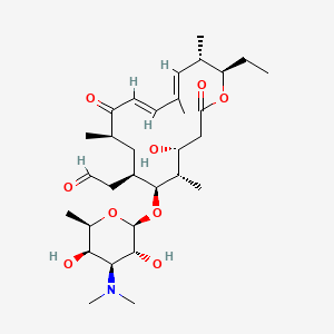molecular formula C31H51NO9 B15177803 23-Deoxy-5-O-mycaminosyltylonolide CAS No. 50507-46-5