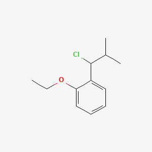 molecular formula C12H17ClO B15177810 Chloroisopropylmethylphenetole CAS No. 12379-45-2