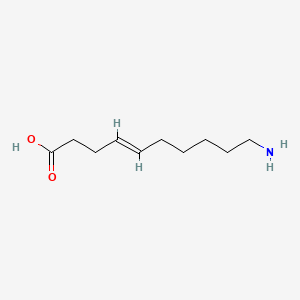 molecular formula C10H19NO2 B15177842 10-Amino-4-decenoic acid CAS No. 70994-17-1