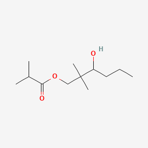 molecular formula C12H24O3 B15177856 3-Hydroxy-2,2-dimethylhexyl isobutyrate CAS No. 85508-22-1
