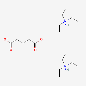 molecular formula C17H38N2O4 B15177866 Bis(triethylammonium) glutarate CAS No. 94158-58-4
