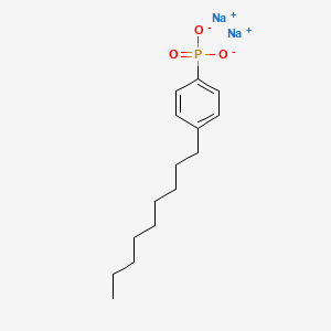 molecular formula C15H23Na2O3P B15177913 Sodium (4-nonylphenyl) phosphonate CAS No. 83949-25-1