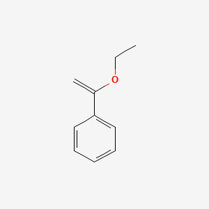 molecular formula C10H12O B15178028 Benzene, (1-ethoxyethenyl)- CAS No. 6230-62-2