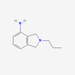 2-propyl-2,3-dihydro-1H-isoindol-4-amine