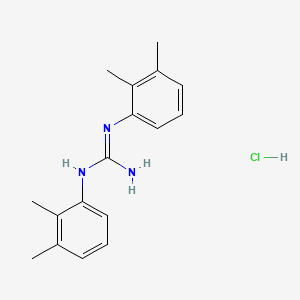 molecular formula C17H22ClN3 B15178072 N,N'-Bis(dimethylphenyl)guanidine monohydrochloride CAS No. 97465-55-9