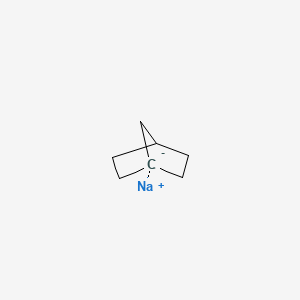 molecular formula C7H11Na B15178080 Sodium, bicyclo[2.2.1]hept-1-yl- CAS No. 71477-81-1