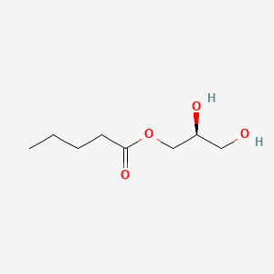molecular formula C8H16O4 B15178158 [(2S)-2,3-dihydroxypropyl] pentanoate 