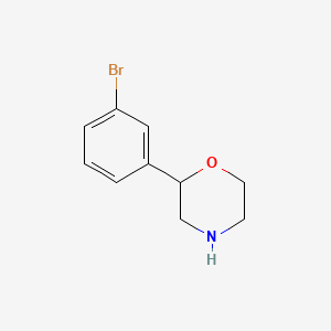 molecular formula C10H12BrNO B1517816 2-(3-Bromophenyl)morpholine CAS No. 1018612-02-6