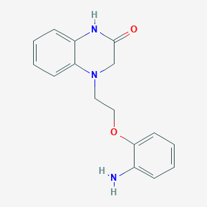 4-[2-(2-Aminophenoxy)ethyl]-1,2,3,4-tetrahydroquinoxalin-2-one