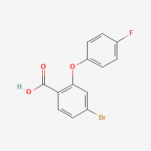 4-Bromo-2-(4-fluorophenoxy)benzoic acid