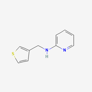 molecular formula C10H10N2S B15178294 N-(3-Thienylmethyl)pyridin-2-amine CAS No. 63449-91-2