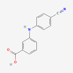 3-[(4-Cyanophenyl)amino]benzoic acid