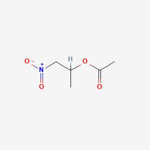molecular formula C5H9NO4 B15178312 1-Nitro-2-propanol acetate CAS No. 3156-76-1