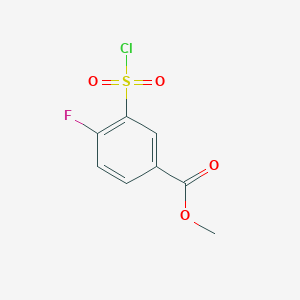 Methyl 3-(chlorosulfonyl)-4-fluorobenzoate