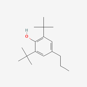molecular formula C17H28O B15178333 2,6-Di-tert-butyl-4-propylphenol CAS No. 4973-24-4