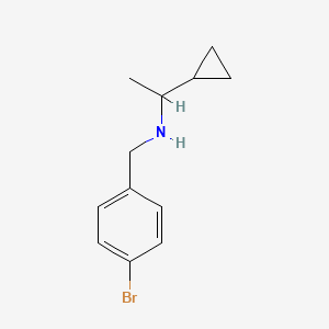 N-(4-bromobenzyl)-1-cyclopropylethanamine