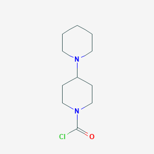 molecular formula C11H19ClN2O B151784 [1,4'-Bipiperidine]-1'-carbonyl chloride CAS No. 103816-19-9