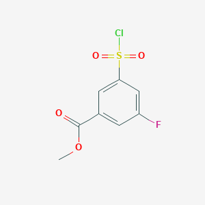 Methyl 3-(chlorosulfonyl)-5-fluorobenzoate