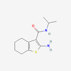 2-Amino-N-isopropyl-4,5,6,7-tetrahydrobenzo[b]thiophene-3-carboxamide