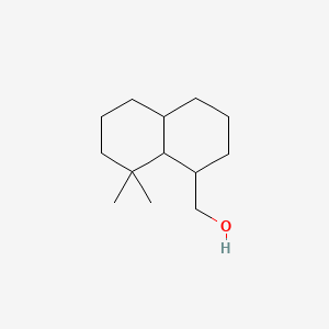 molecular formula C13H24O B15178521 Octahydro-8,8-dimethylnaphthalene-1-methanol CAS No. 93840-26-7