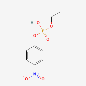 molecular formula C8H10NO6P B15178557 Ethyl (4-nitrophenyl) phosphate CAS No. 17659-67-5