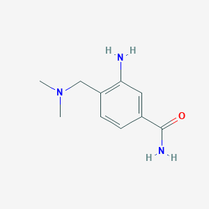 3-Amino-4-[(dimethylamino)methyl]benzamide