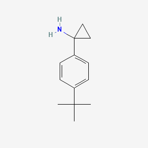 B1517858 1-(4-Tert-butylphenyl)cyclopropan-1-amine CAS No. 1096856-98-2