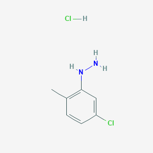 molecular formula C7H10Cl2N2 B151786 (5-Chloro-2-methylphenyl)hydrazine hydrochloride CAS No. 5446-17-3
