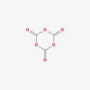 molecular formula C3O6 B15178622 1,3,5-Trioxanetrione CAS No. 130242-72-7
