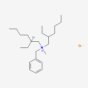 molecular formula C24H44BrN B15178628 Benzylbis(2-ethylhexyl)methylammonium bromide CAS No. 94277-43-7