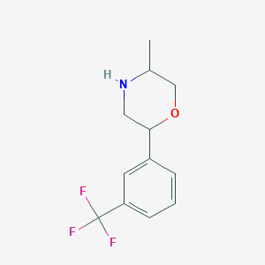 5-Methyl-2-[3-(trifluoromethyl)phenyl]morpholine