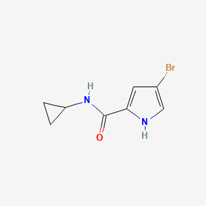 4-bromo-N-cyclopropyl-1H-pyrrole-2-carboxamide