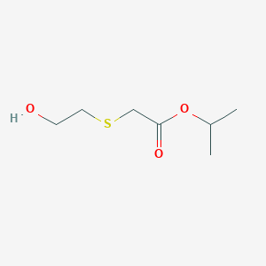 Propan-2-yl 2-[(2-hydroxyethyl)sulfanyl]acetate