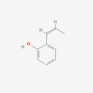 molecular formula C9H10O B15178758 2-(1-Propenyl)phenol, (Z)- CAS No. 23508-99-8