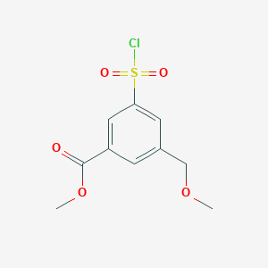 Methyl 3-(chlorosulfonyl)-5-(methoxymethyl)benzoate